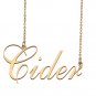 Custom Made Dainty My Name Necklace Best Friendship Jewelry Gifts for Her Cider