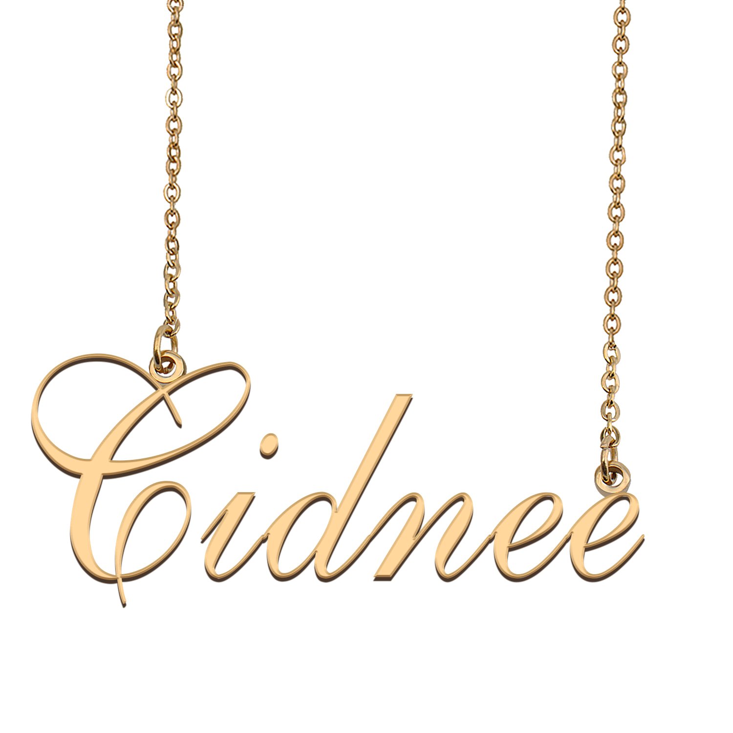 Custom Made Dainty My Name Necklace Best Friendship Jewelry Gifts for Her Cidnee