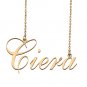Custom Made Dainty My Name Necklace Best Friendship Jewelry Gifts for Her Ciera