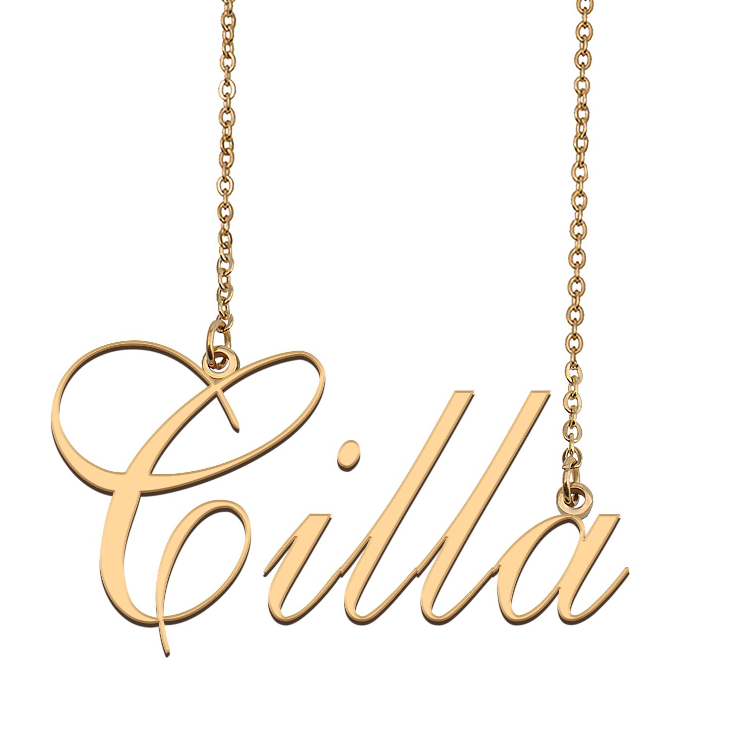 Custom Made Dainty My Name Necklace Best Friendship Jewelry Gifts for Her Cilla
