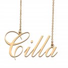 Custom Made Dainty My Name Necklace Best Friendship Jewelry Gifts for Her Cilla