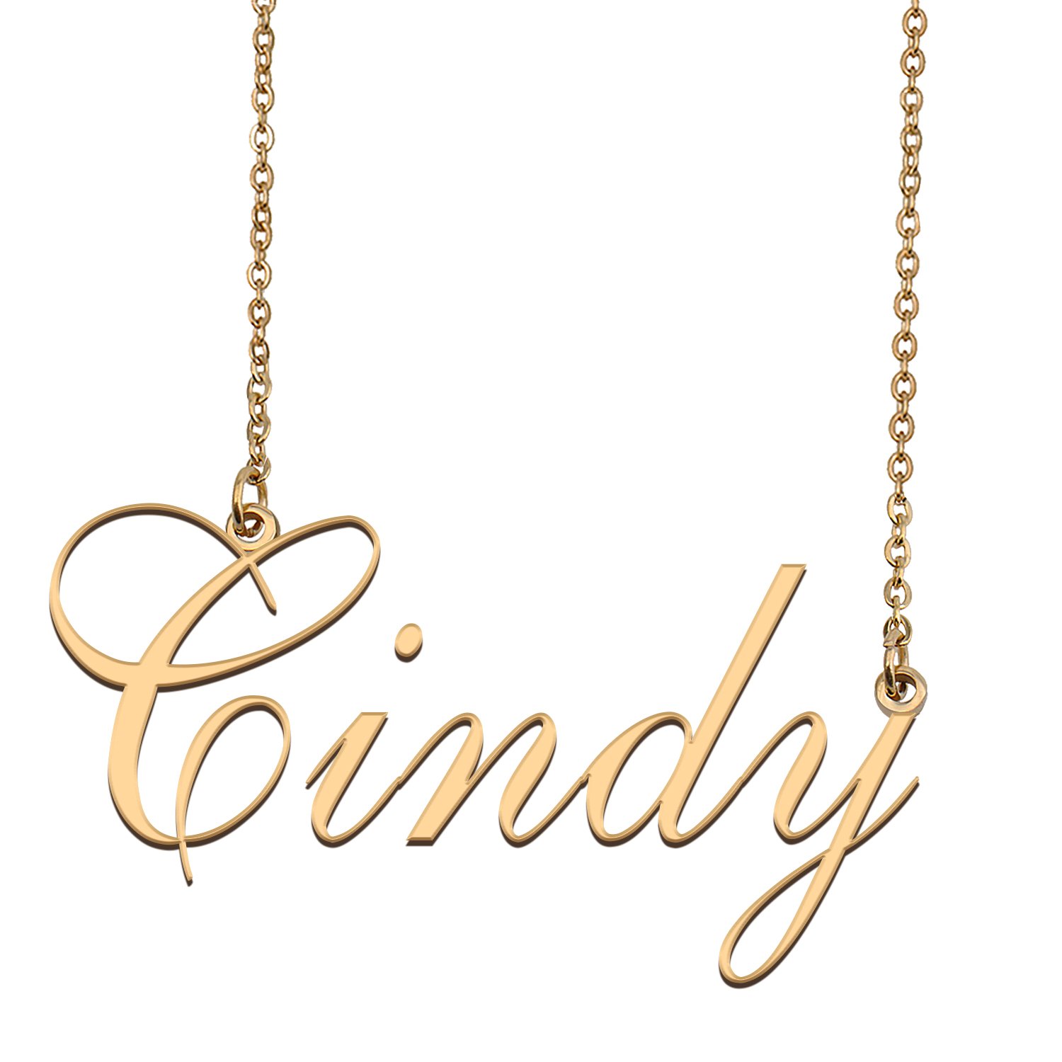Custom Made Dainty My Name Necklace Best Friendship Jewelry Gifts for Her Cindy