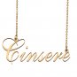 Custom Made Dainty My Name Necklace Best Friendship Jewelry Gifts for Her Cinsere