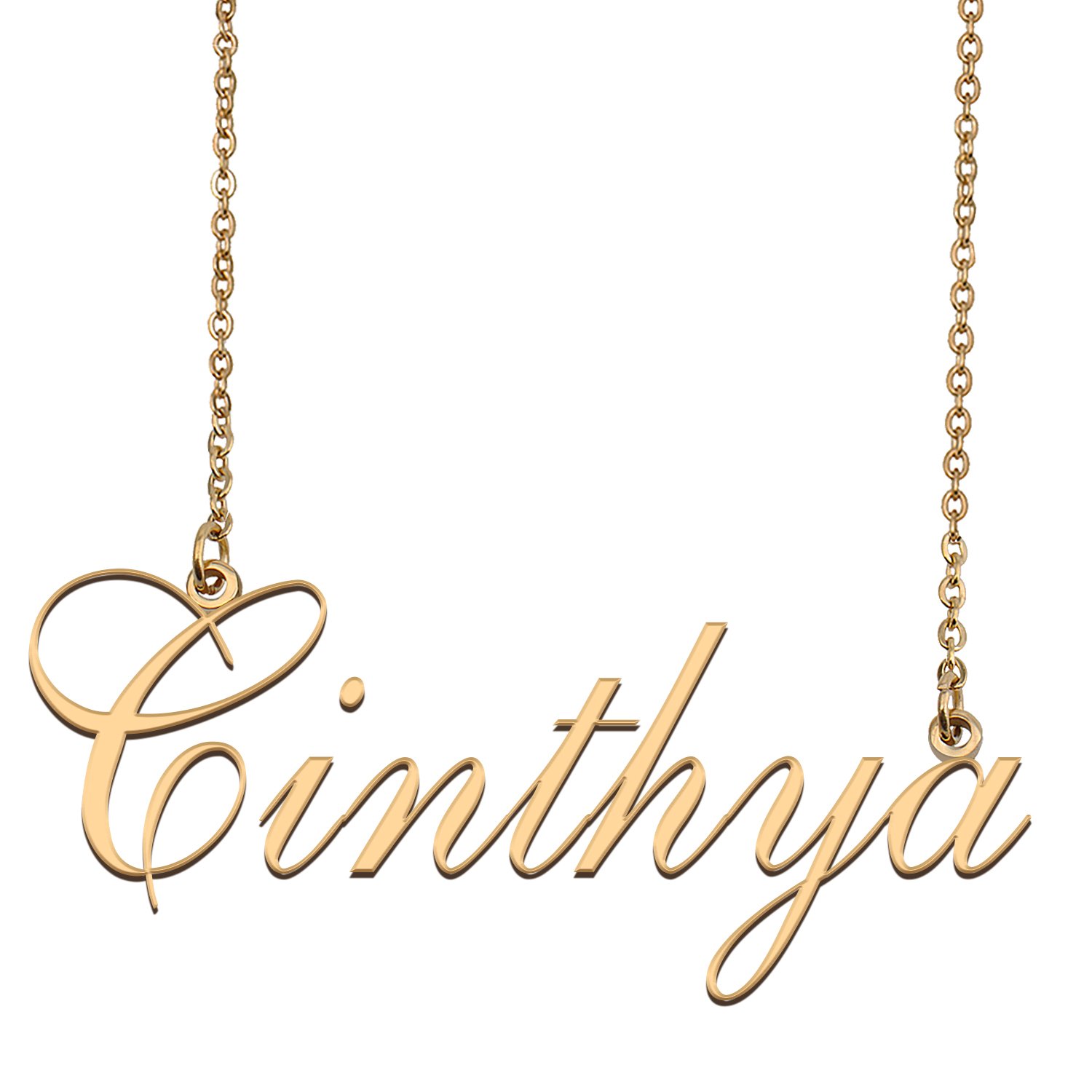 Custom Made Dainty My Name Necklace Best Friendship Jewelry Gifts for Her Cinthya