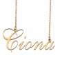 Custom Made Dainty My Name Necklace Best Friendship Jewelry Gifts for Her Ciona