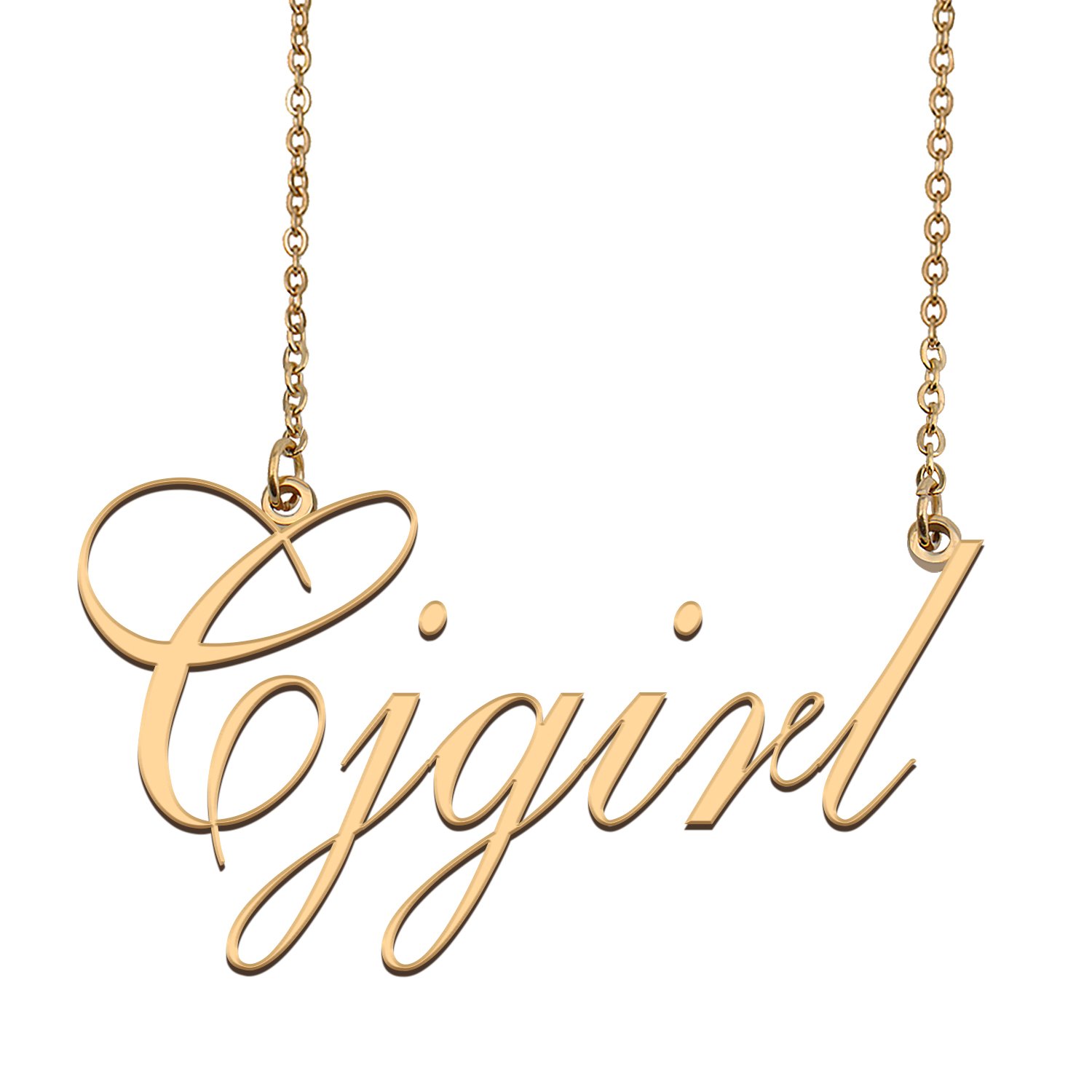 Custom Made Dainty My Name Necklace Best Friendship Jewelry Gifts for Her Cjgirl