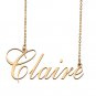 Custom Made Dainty My Name Necklace Best Friendship Jewelry Gifts for Her Claire