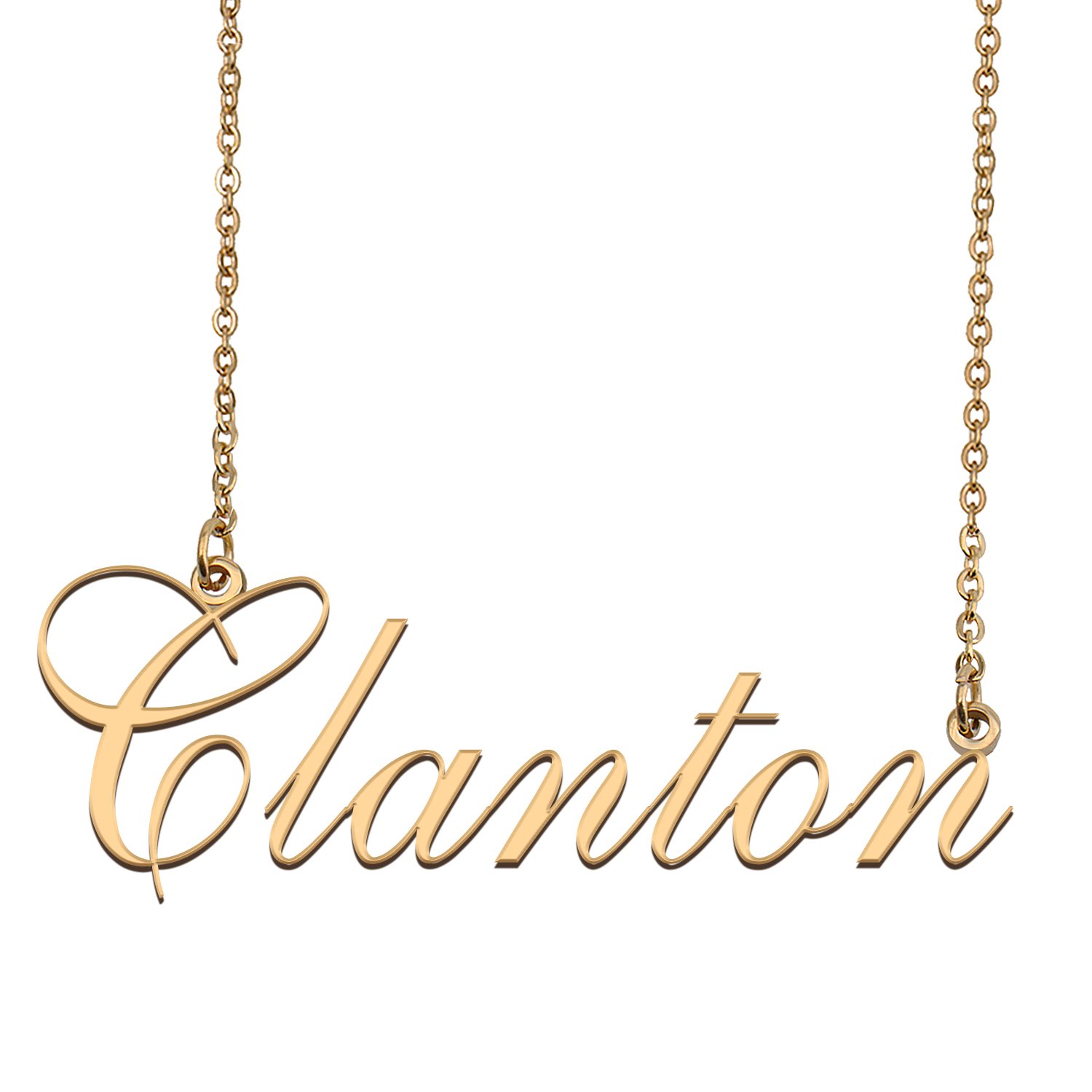 Custom Made Dainty My Name Necklace Best Friendship Jewelry Gifts for Her Clanton