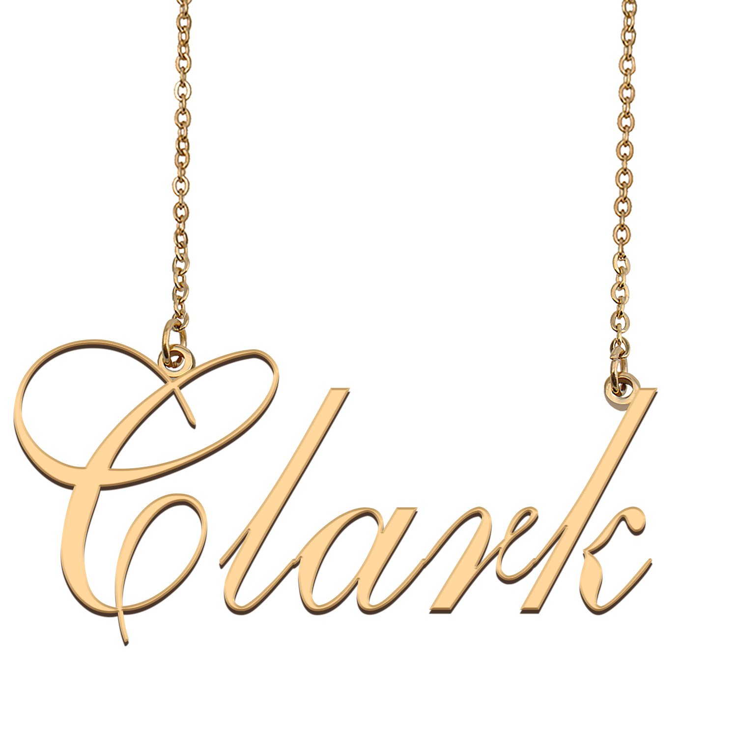 Custom Made Dainty My Name Necklace Best Friendship Jewelry Gifts for Her Clark