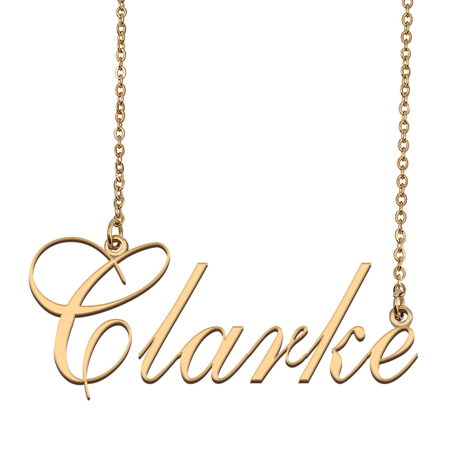 Custom Made Dainty My Name Necklace Best Friendship Jewelry Gifts for Her Clarke