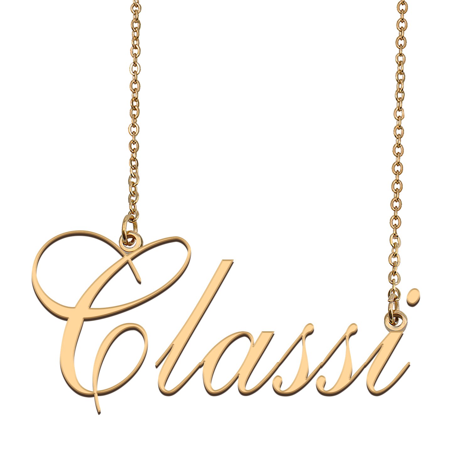 Custom Made Dainty My Name Necklace Best Friendship Jewelry Gifts for Her Classi