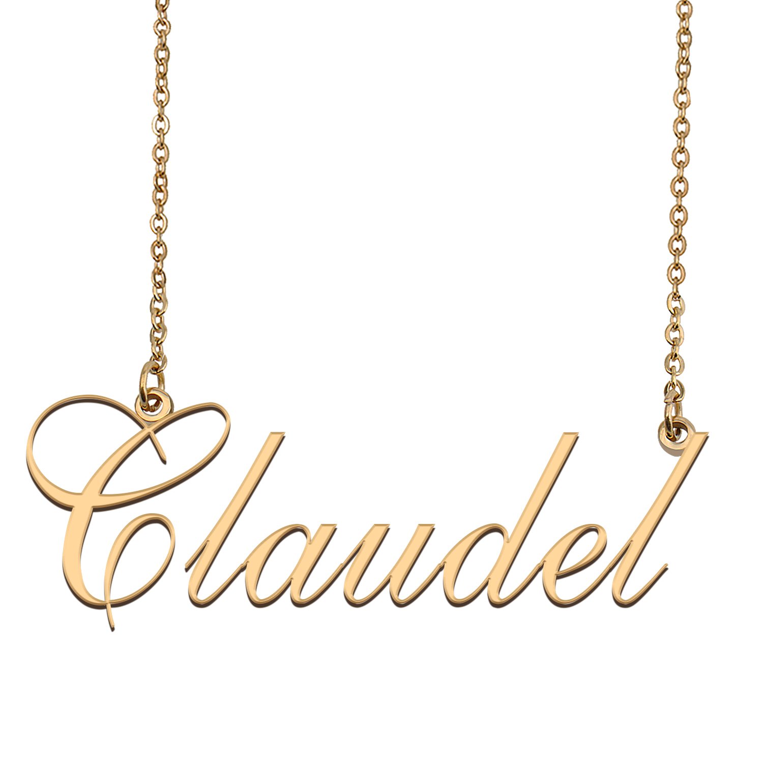 Custom Made Dainty My Name Necklace Best Friendship Jewelry Gifts for Her Claudel