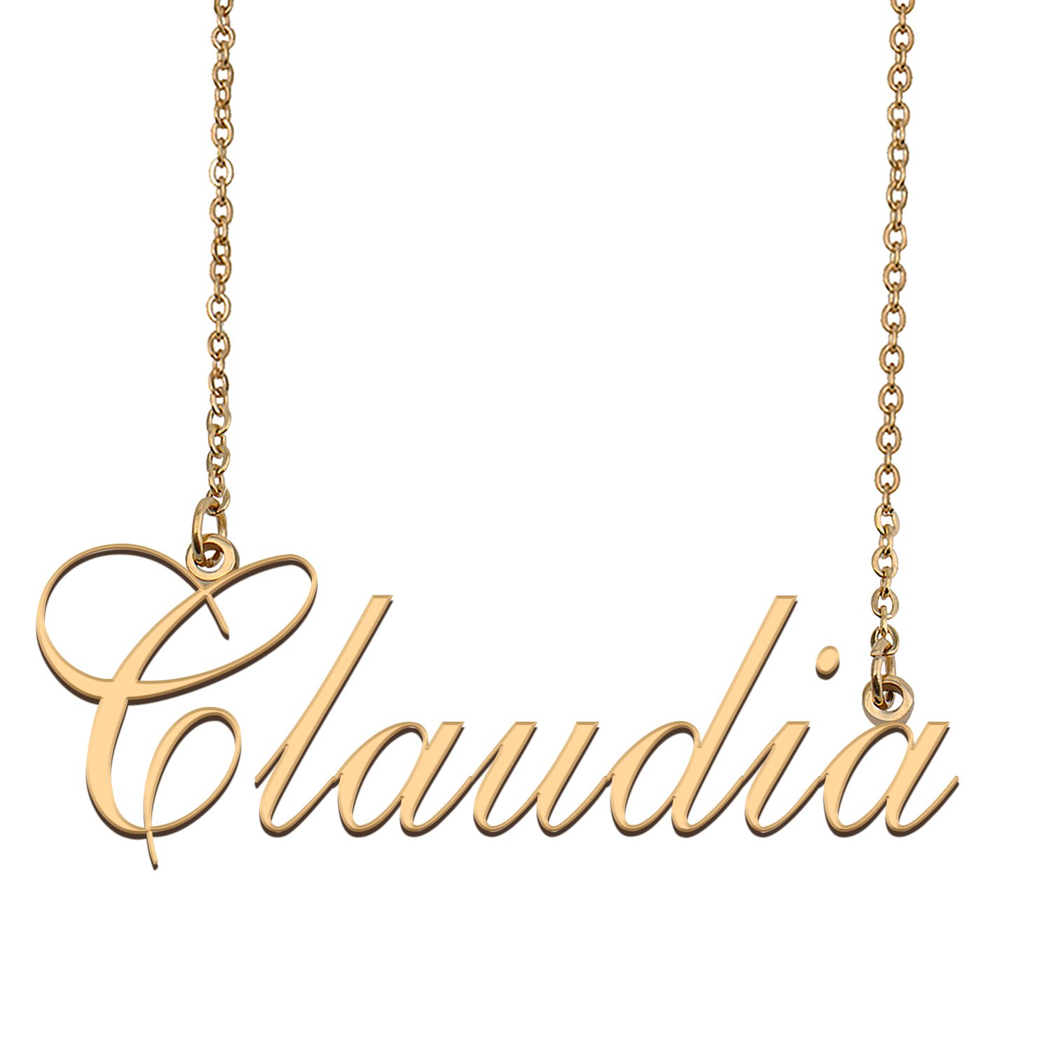 Custom Made Dainty My Name Necklace Best Friendship Jewelry Gifts for Her Claudia