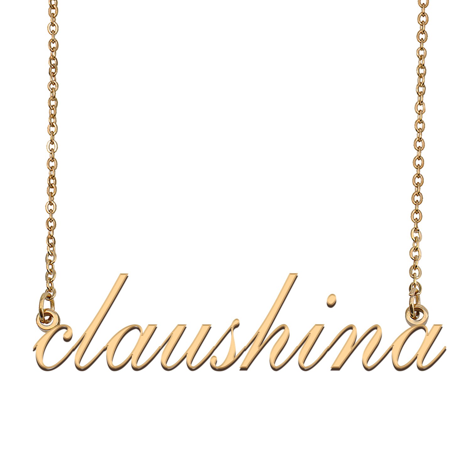 Custom Made Dainty My Name Necklace Best Friendship Jewelry Gifts for Her claushina