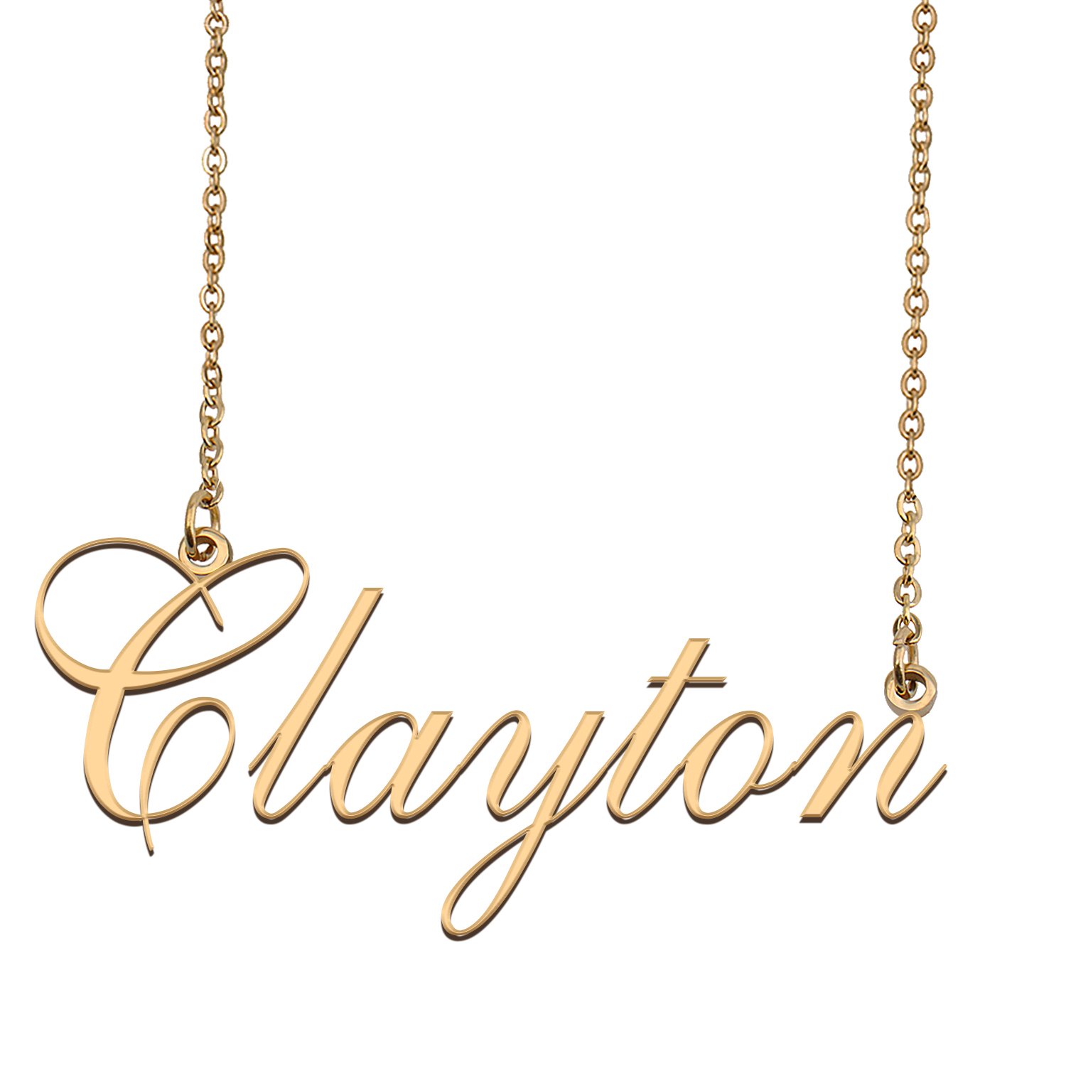 Custom Made Dainty My Name Necklace Best Friendship Jewelry Gifts for Her Clayton