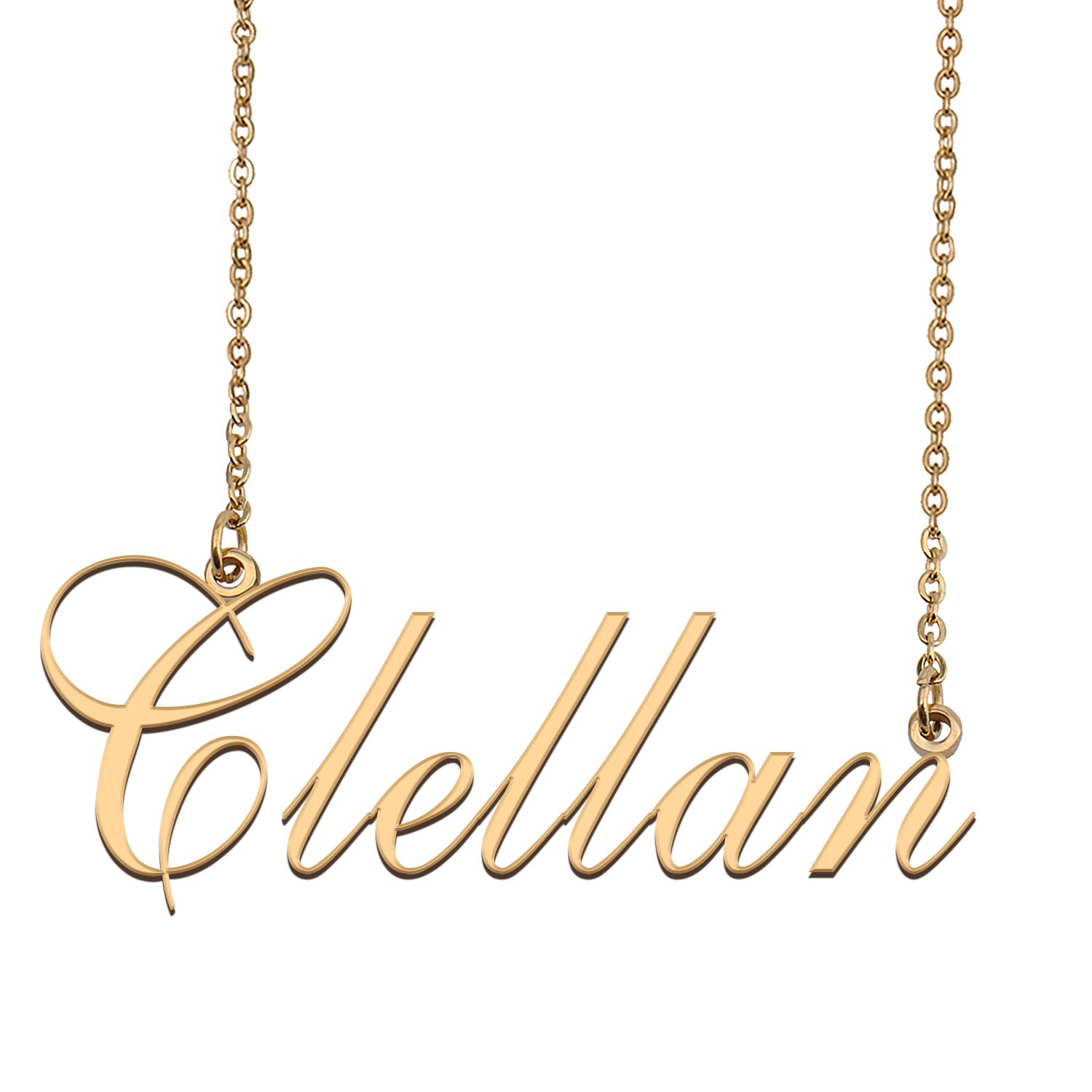 Custom Made Dainty My Name Necklace Best Friendship Jewelry Gifts for Her Clellan