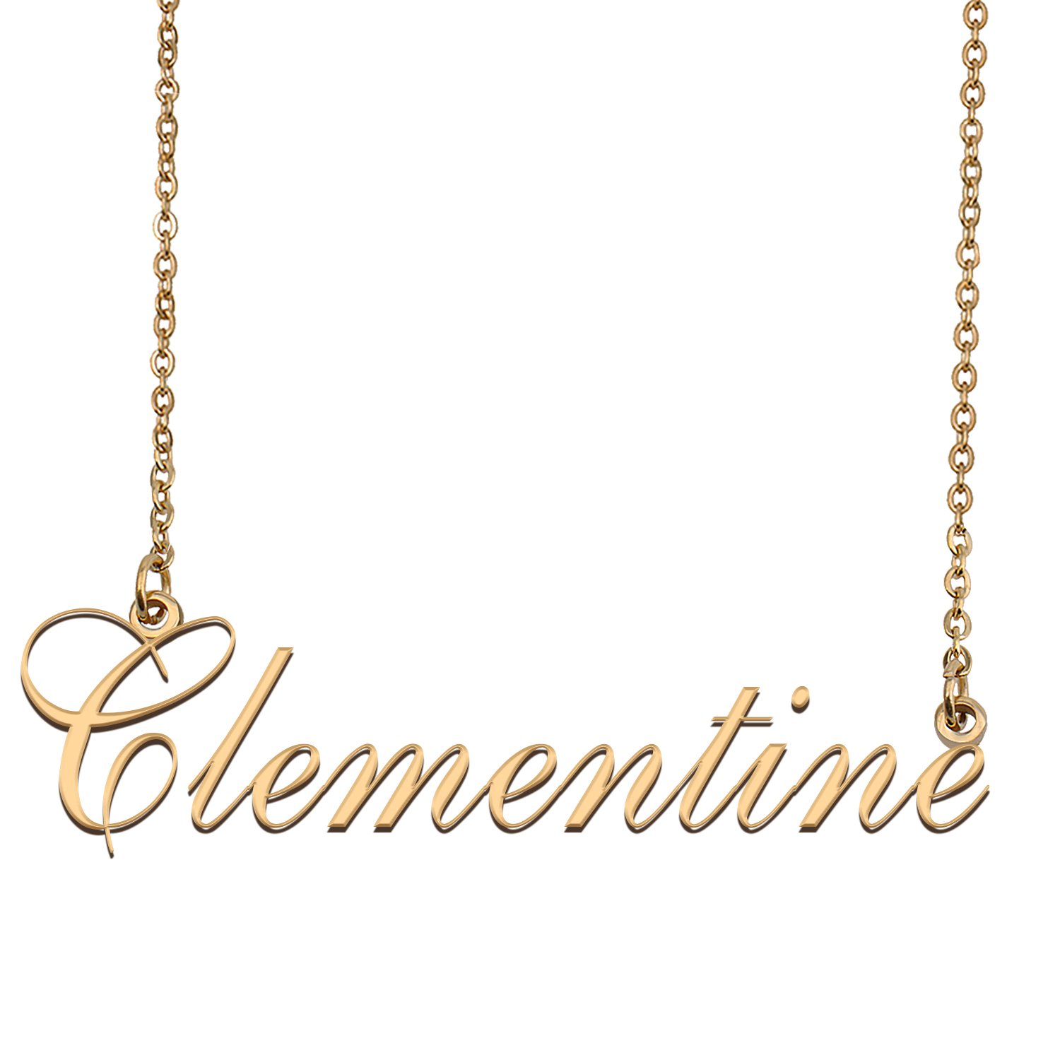 Custom Made Dainty My Name Necklace Best Friendship Jewelry Gifts for Her Clementine