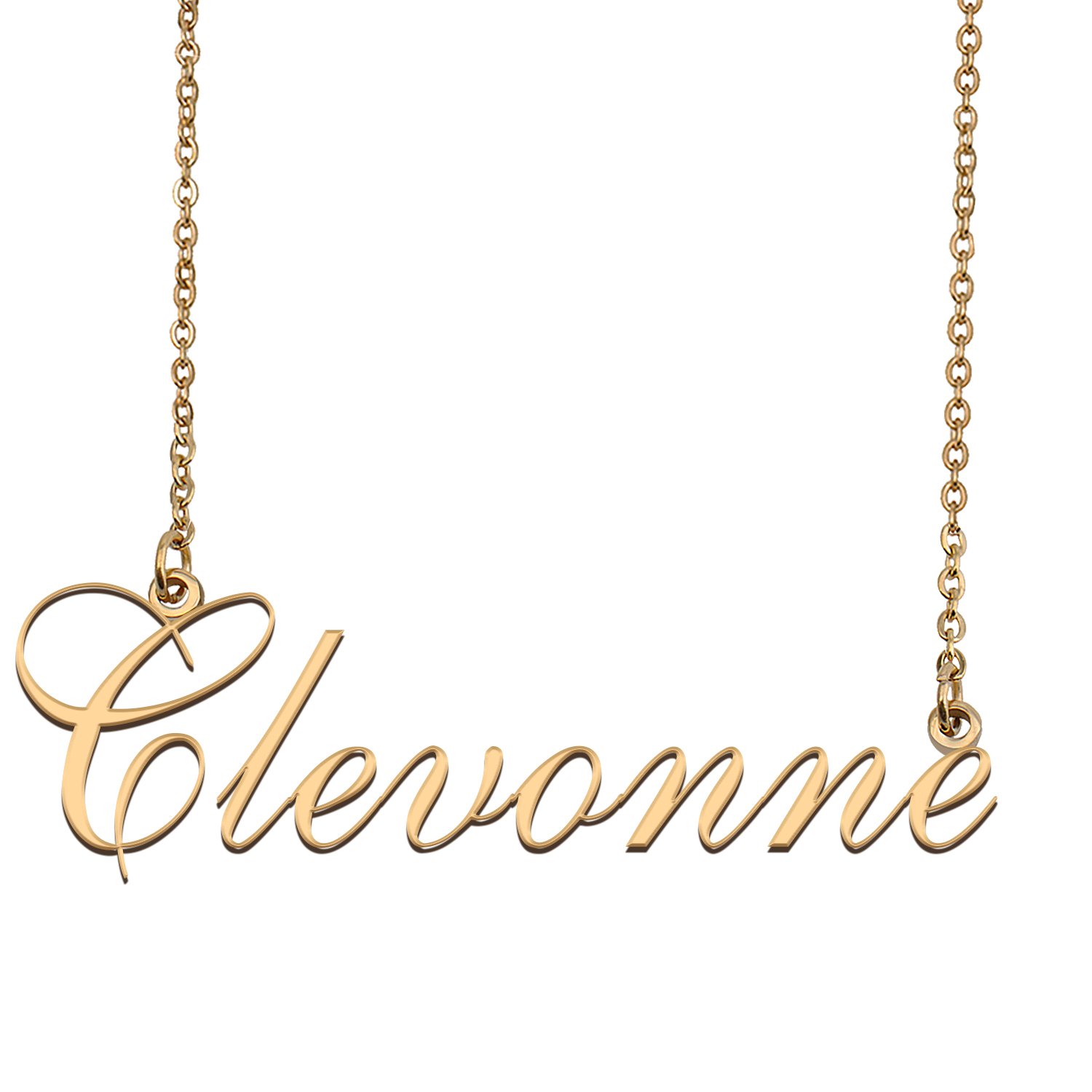 Custom Made Dainty My Name Necklace Best Friendship Jewelry Gifts for Her Clevonne