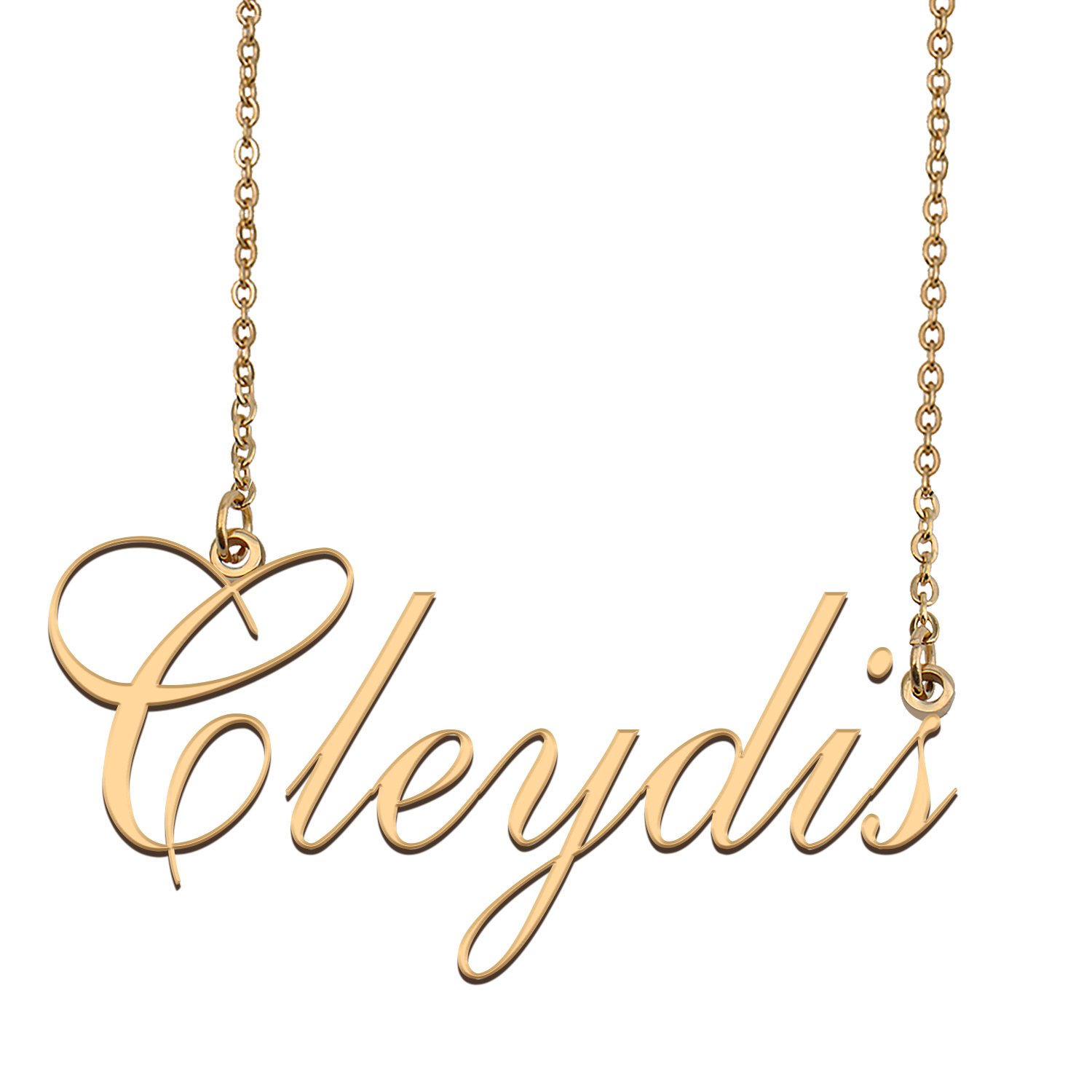 Custom Made Dainty My Name Necklace Best Friendship Jewelry Gifts for Her Cleydis