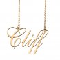 Custom Made Dainty My Name Necklace Best Friendship Jewelry Gifts for Her Cliff