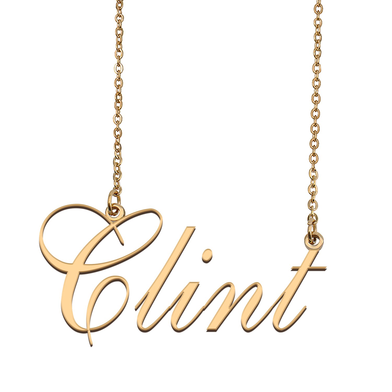 Custom Made Dainty My Name Necklace Best Friendship Jewelry Gifts for Her Clint