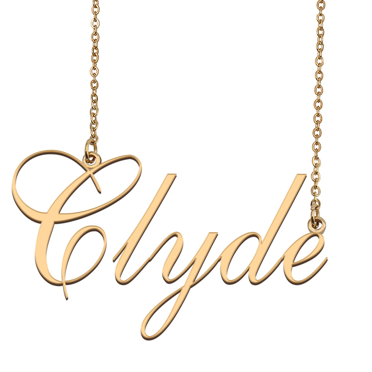 Custom Made Dainty My Name Necklace Best Friendship Jewelry Gifts for Her Clyde