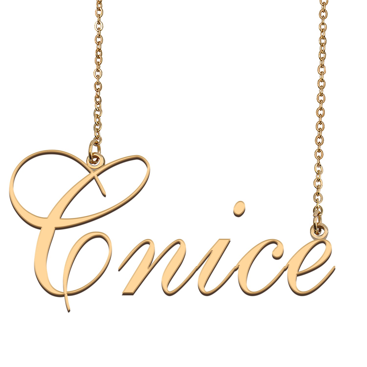 Custom Made Dainty My Name Necklace Best Friendship Jewelry Gifts for Her Cnice