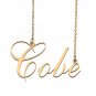 Custom Made Dainty My Name Necklace Best Friendship Jewelry Gifts for Her Cobe