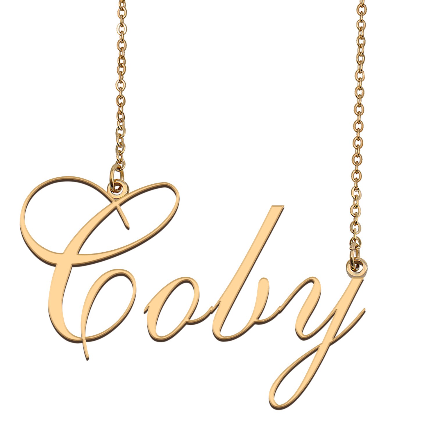 Custom Made Dainty My Name Necklace Best Friendship Jewelry Gifts for Her Coby