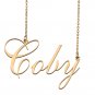 Custom Made Dainty My Name Necklace Best Friendship Jewelry Gifts for Her Coby