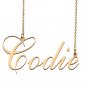 Custom Made Dainty My Name Necklace Best Friendship Jewelry Gifts for Her Codie
