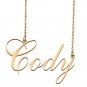 Custom Made Dainty My Name Necklace Best Friendship Jewelry Gifts for Her Cody