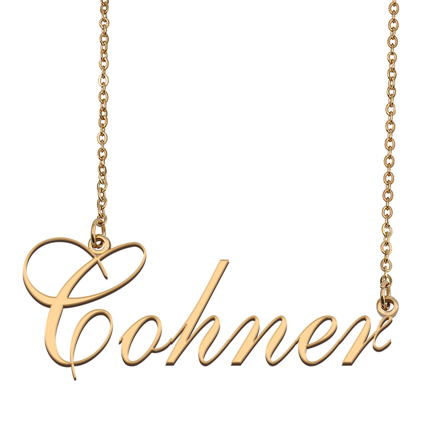 Custom Made Dainty My Name Necklace Best Friendship Jewelry Gifts for Her Cohner