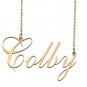 Custom Made Dainty My Name Necklace Best Friendship Jewelry Gifts for Her Colby