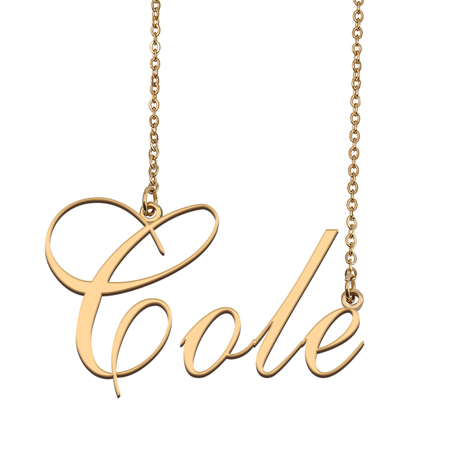 Custom Made Dainty My Name Necklace Best Friendship Jewelry Gifts for Her Cole
