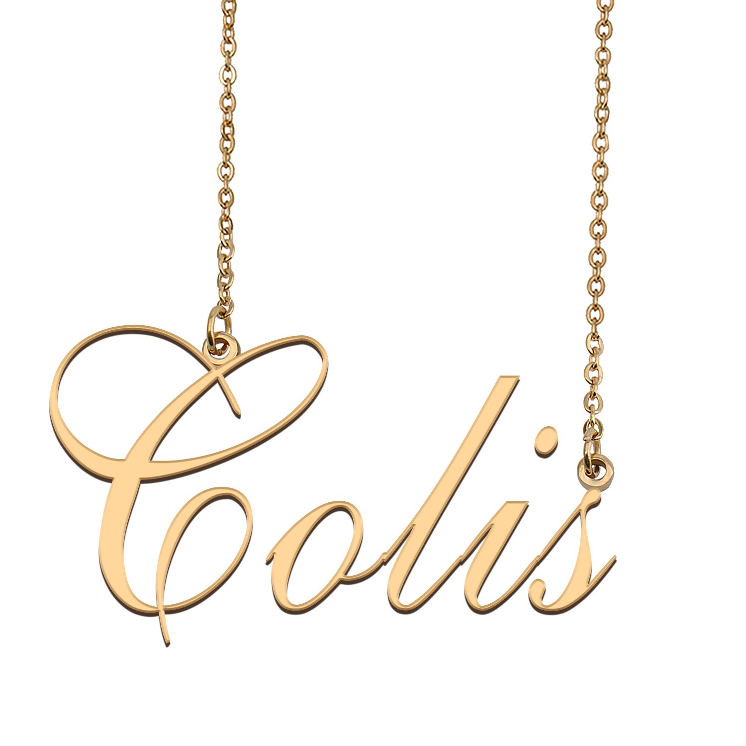 Custom Made Dainty My Name Necklace Best Friendship Jewelry Gifts for Her Colis