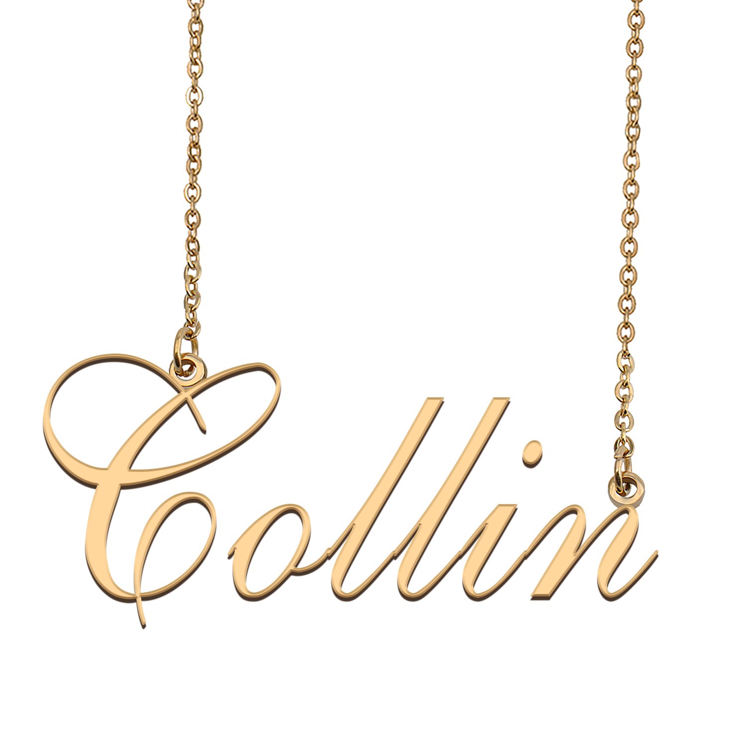 Custom Made Dainty My Name Necklace Best Friendship Jewelry Gifts for Her Collin