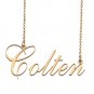 Custom Made Dainty My Name Necklace Best Friendship Jewelry Gifts for Her Colten