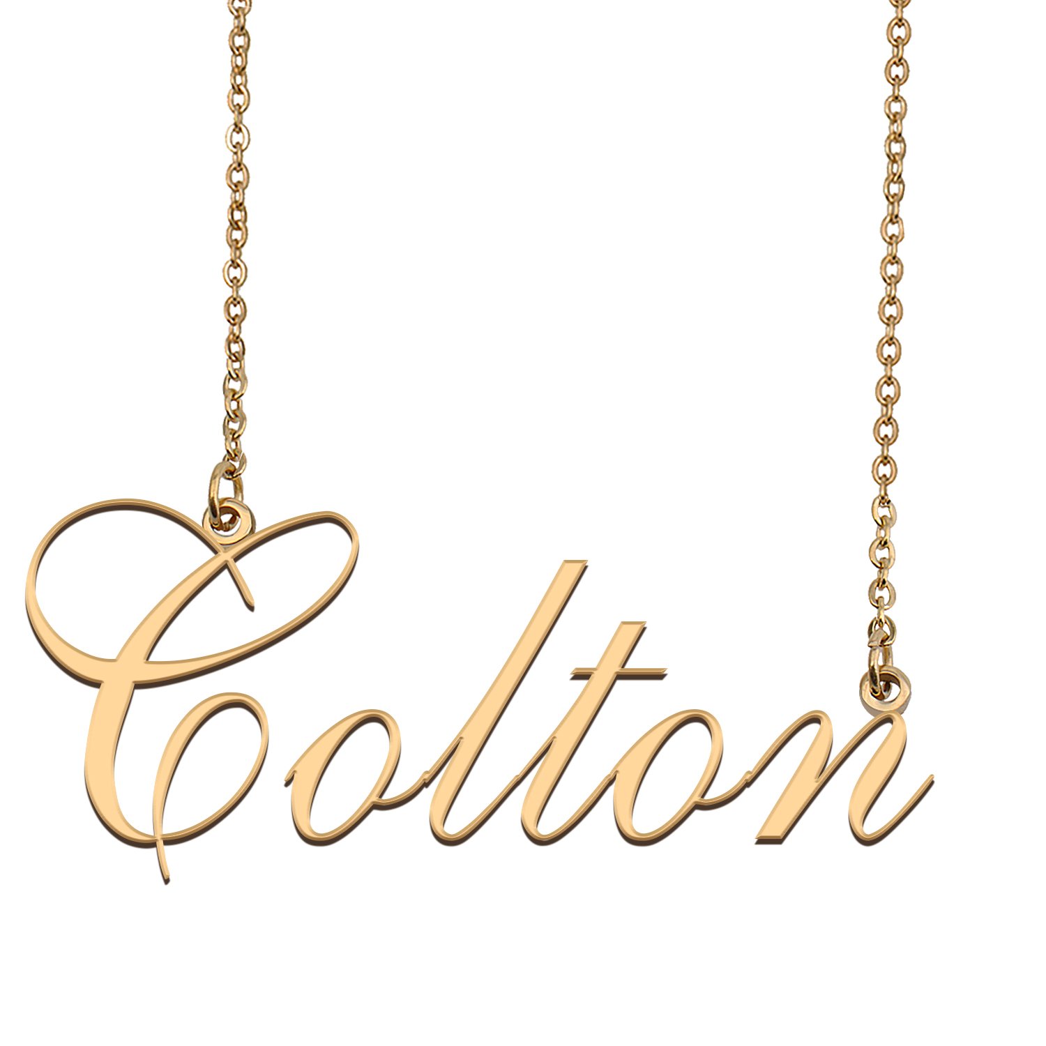 Custom Made Dainty My Name Necklace Best Friendship Jewelry Gifts for Her Colton