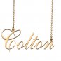 Custom Made Dainty My Name Necklace Best Friendship Jewelry Gifts for Her Colton