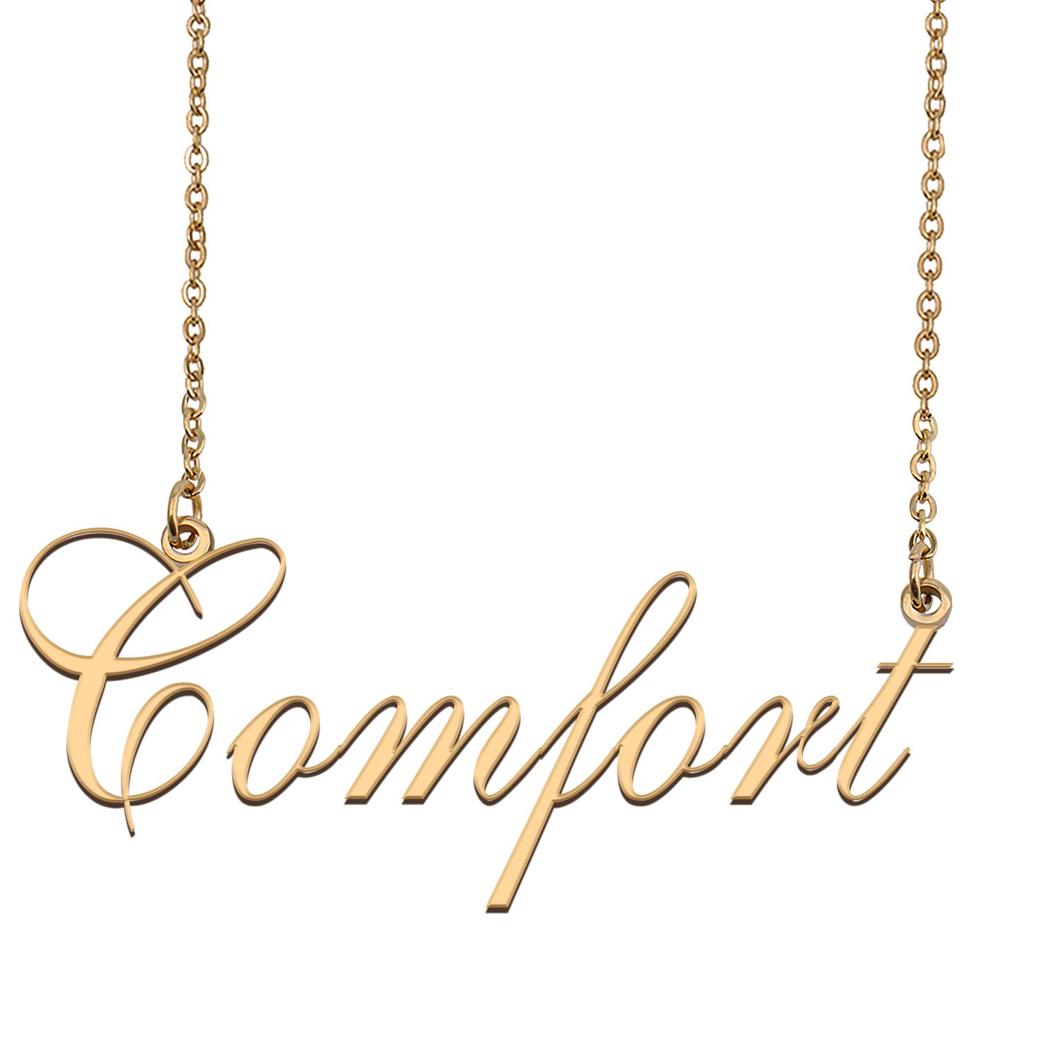 Custom Made Dainty My Name Necklace Best Friendship Jewelry Gifts for Her Comfort