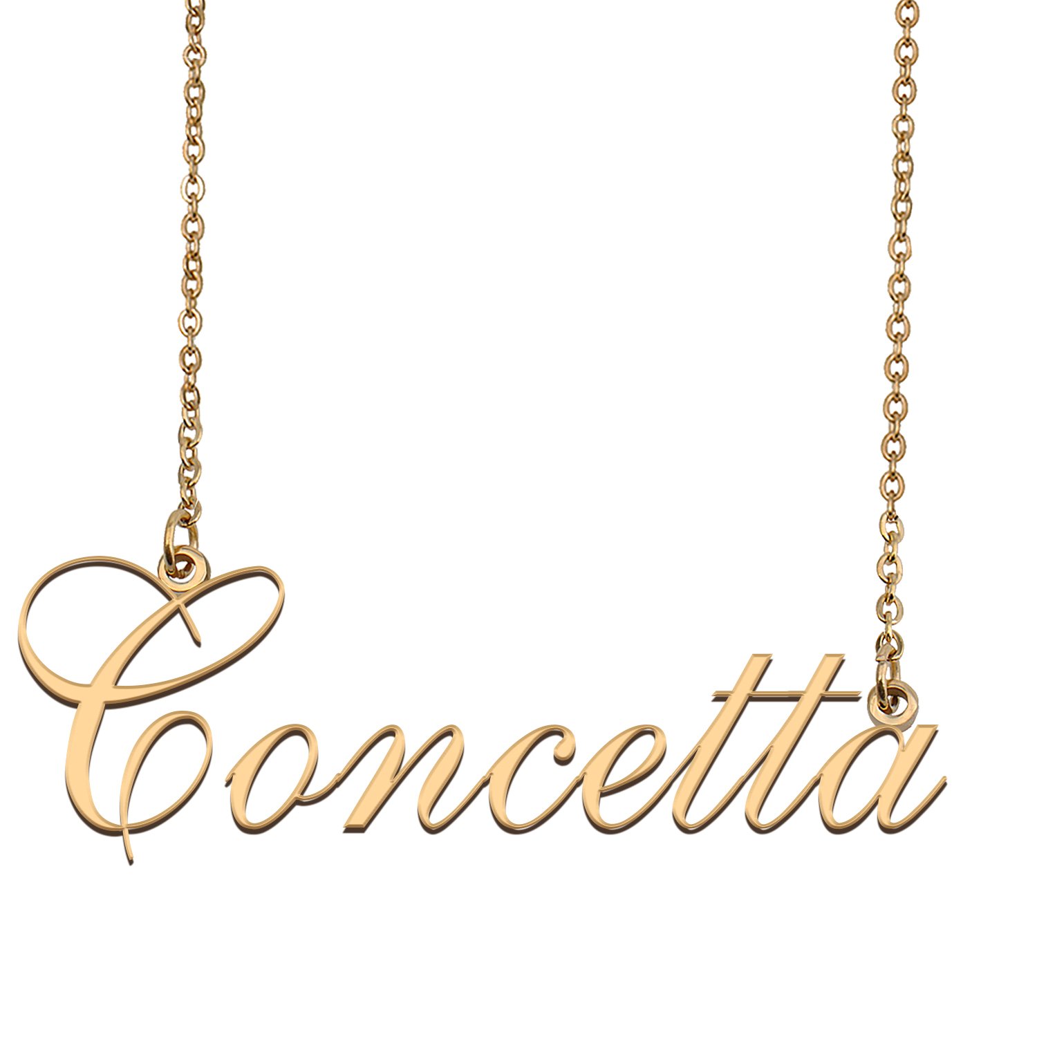 Custom Made Dainty My Name Necklace Best Friendship Jewelry Gifts for Her Concetta