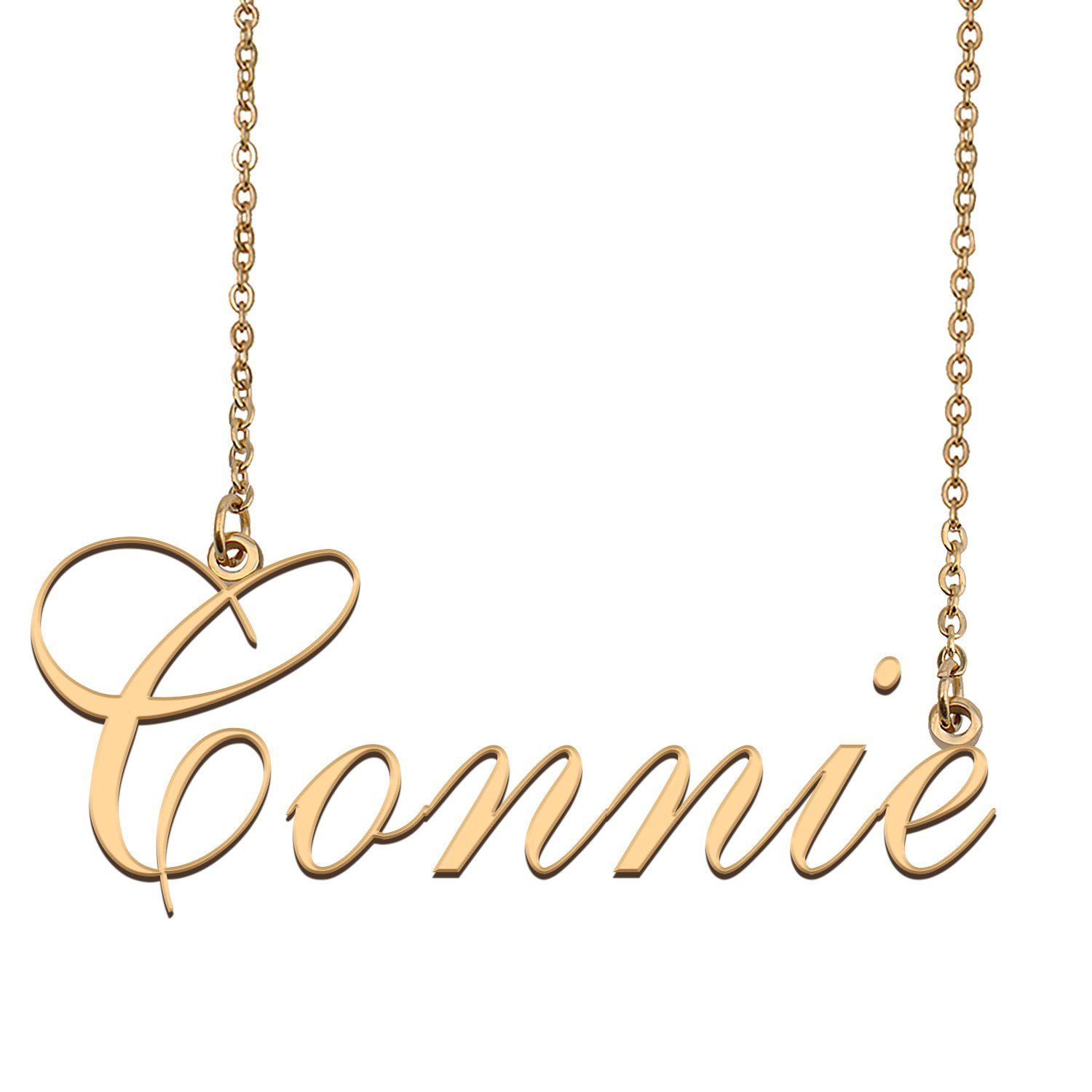 Custom Made Dainty My Name Necklace Best Friendship Jewelry Gifts for Her Connie