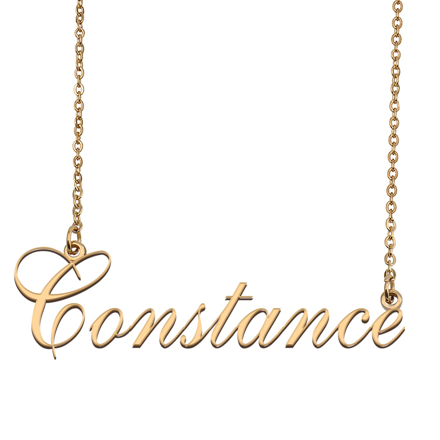 Custom Made Dainty My Name Necklace Best Friendship Jewelry Gifts for Her Constance
