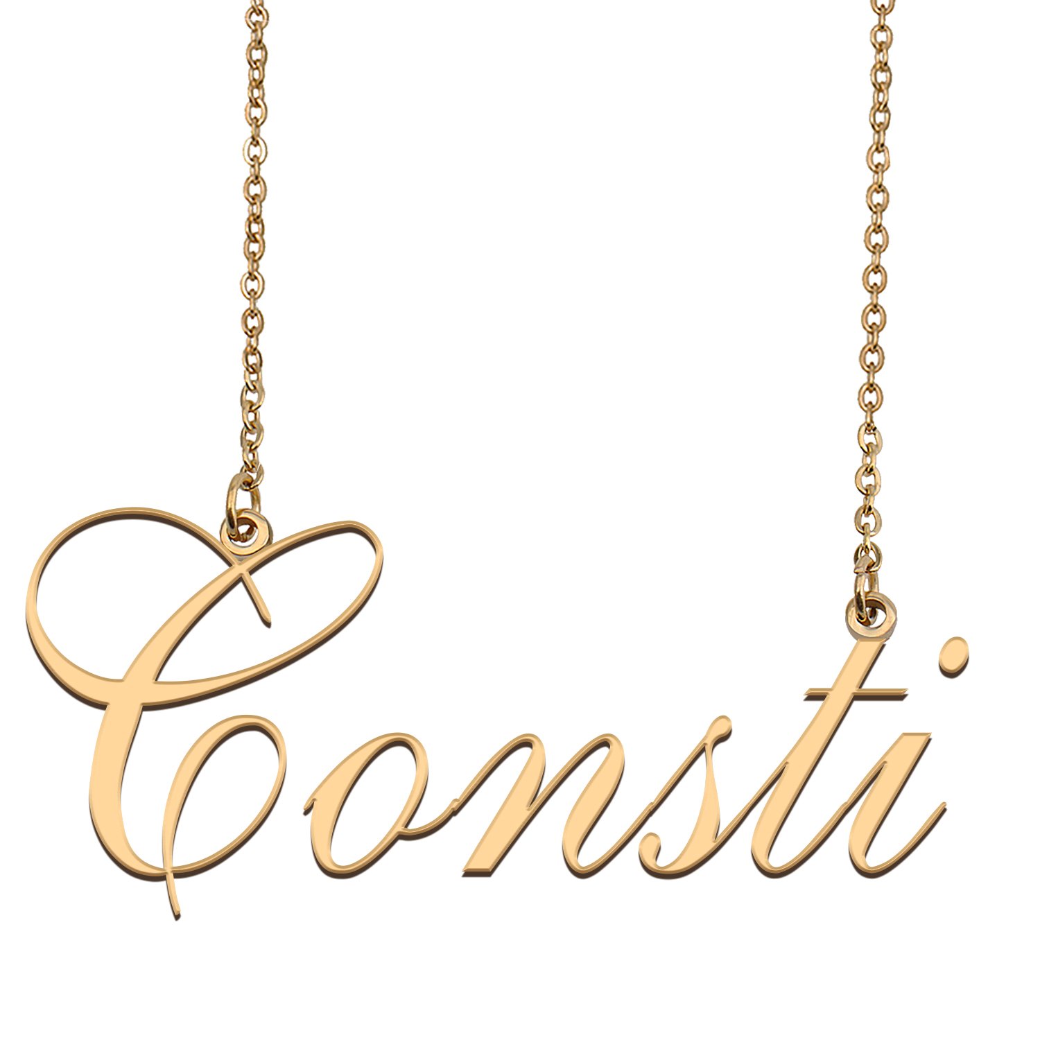 Custom Made Dainty My Name Necklace Best Friendship Jewelry Gifts for Her Consti