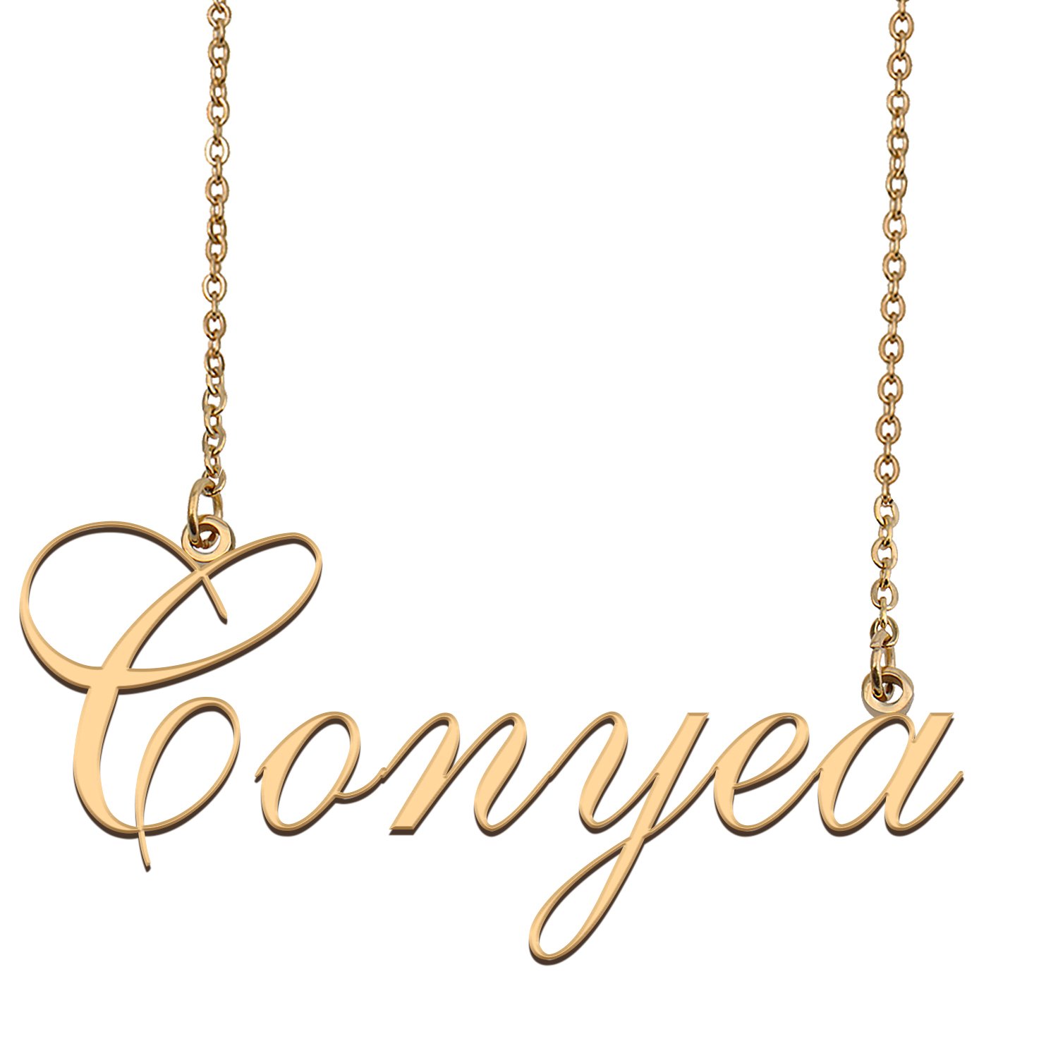 Custom Made Dainty My Name Necklace Best Friendship Jewelry Gifts for Her Conyea