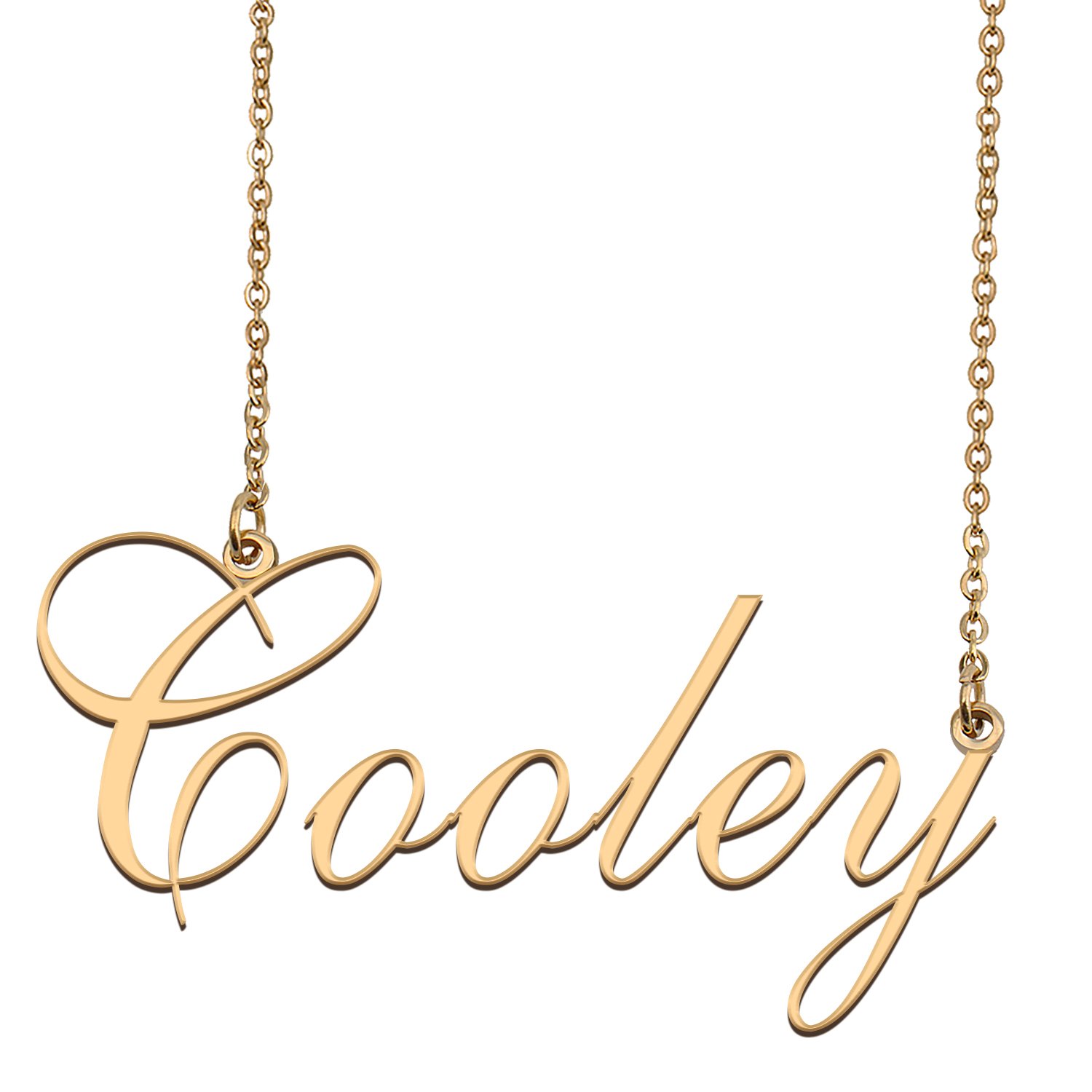 Custom Made Dainty My Name Necklace Best Friendship Jewelry Gifts for Her Cooley