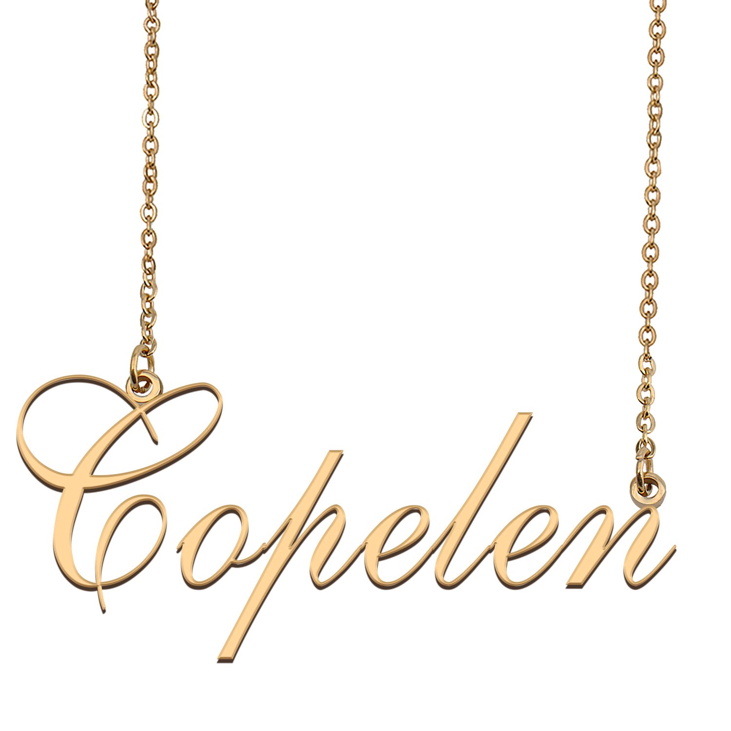 Custom Made Dainty My Name Necklace Best Friendship Jewelry Gifts for Her Copelen