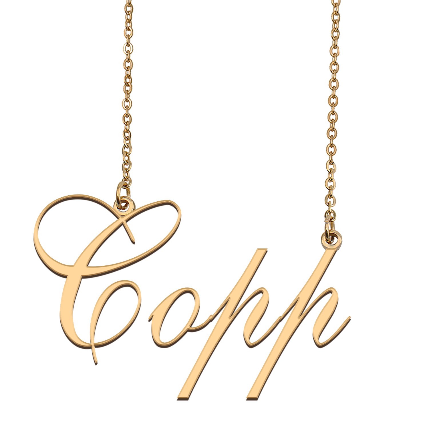 Custom Made Dainty My Name Necklace Best Friendship Jewelry Gifts for Her Copp