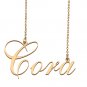 Custom Made Dainty My Name Necklace Best Friendship Jewelry Gifts for Her Cora